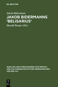 Jakob Bidermanns 'Belisarius'_cover