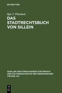 Das Stadtrechtsbuch von Sillein_cover