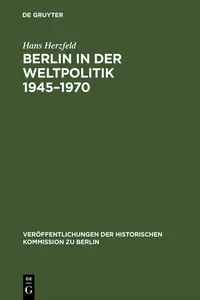 Berlin in der Weltpolitik 1945–1970_cover