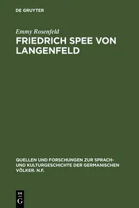 Friedrich Spee von Langenfeld_cover