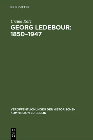 Georg Ledebour: 1850–1947