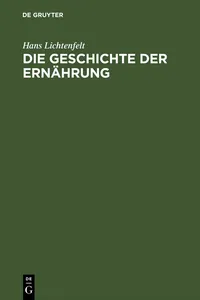 Die Geschichte der Ernährung_cover