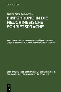 Grammmatikalische Erläuterungen, Umschreibung, Vokabular und Übersetzung_cover