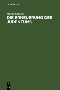 Die Erneuerung des Judentums_cover