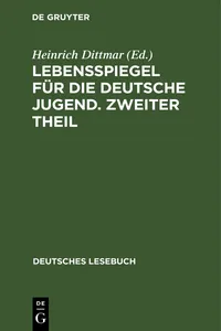 Lebensspiegel für die deutsche Jugend. Zweiter Theil_cover