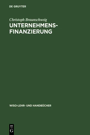 Unternehmensfinanzierung