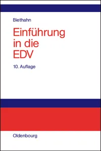 Einführung in die EDV für Wirtschaftswissenschaftler_cover