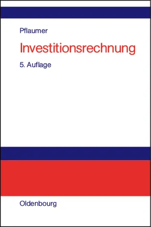 Investitionsrechnung