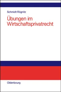 Übungen im Wirtschaftsprivatrecht_cover