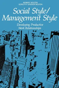 Social Style/Management Style_cover