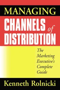 Managing Channels of Distribution_cover