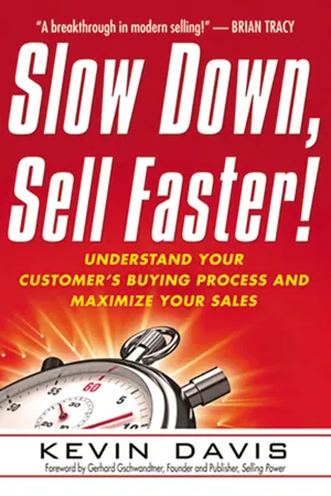 Slow Down, Sell Faster!