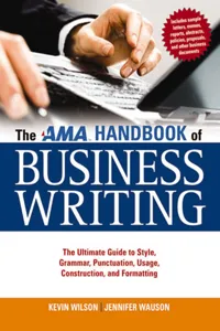 The AMA Handbook of Business Writing_cover