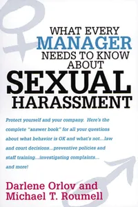 What Every Manager Needs to Know About Sexual Harassment_cover