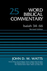 Isaiah 34-66, Volume 25_cover