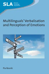 Multilinguals' Verbalisation and Perception of Emotions_cover
