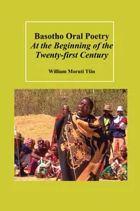 Basotho Oral Poetry At the Beginning of the Twenty-first Century_cover