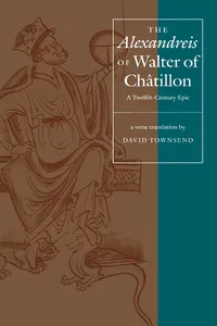 The "Alexandreis" of Walter of Châtilon_cover