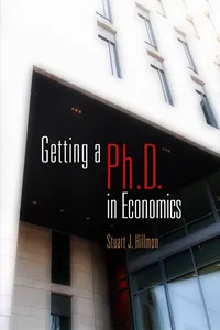 Getting a PhD in Economics_cover