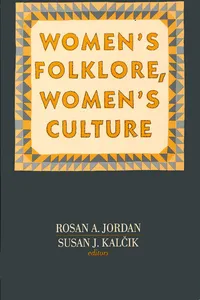 Women's Folklore, Women's Culture_cover