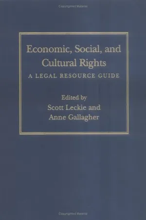 Economic, Social, and Cultural Rights