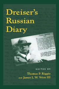 Dreiser's Russian Diary_cover