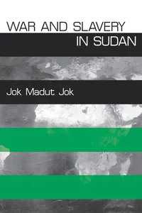 War and Slavery in Sudan_cover