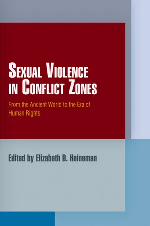 Sexual Violence in Conflict Zones