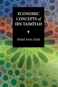 Economic Concepts of Ibn Taimiyah_cover
