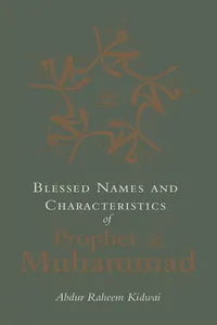 Blessed Names and Characteristics of Prophet Muhammad_cover