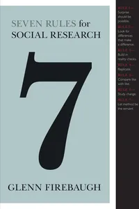 Seven Rules for Social Research_cover