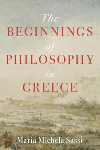 The Beginnings of Philosophy in Greece_cover
