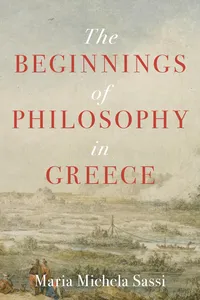 The Beginnings of Philosophy in Greece_cover