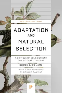 Adaptation and Natural Selection_cover