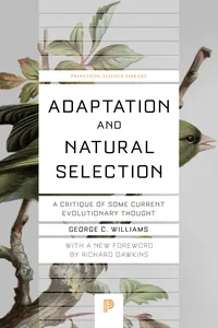 Adaptation and Natural Selection_cover