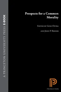 Prospects for a Common Morality_cover