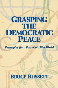 Grasping the Democratic Peace_cover