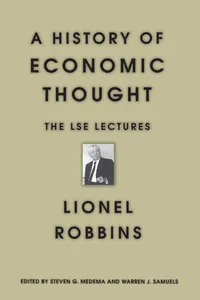 A History of Economic Thought_cover