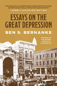 Essays on the Great Depression_cover