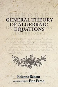 General Theory of Algebraic Equations_cover