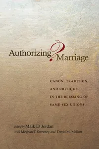 Authorizing Marriage?_cover