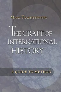 The Craft of International History_cover
