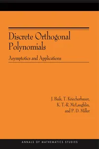 Discrete Orthogonal Polynomials_cover