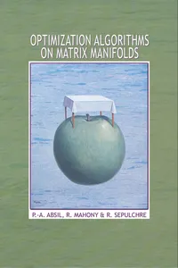 Optimization Algorithms on Matrix Manifolds_cover