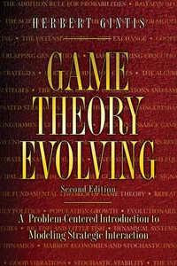 Game Theory Evolving_cover