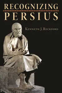 Recognizing Persius_cover