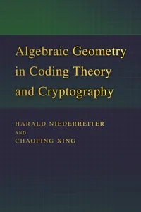 Algebraic Geometry in Coding Theory and Cryptography_cover