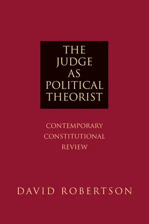 The Judge as Political Theorist