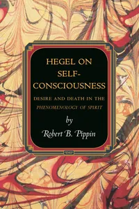 Hegel on Self-Consciousness_cover
