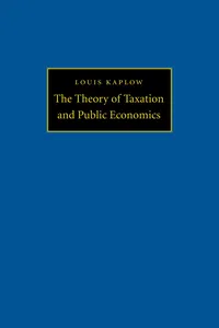 The Theory of Taxation and Public Economics_cover